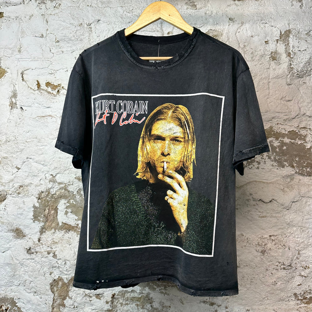 GV Galery Raspberry Kurt Cobain T-shirt Black Sz S