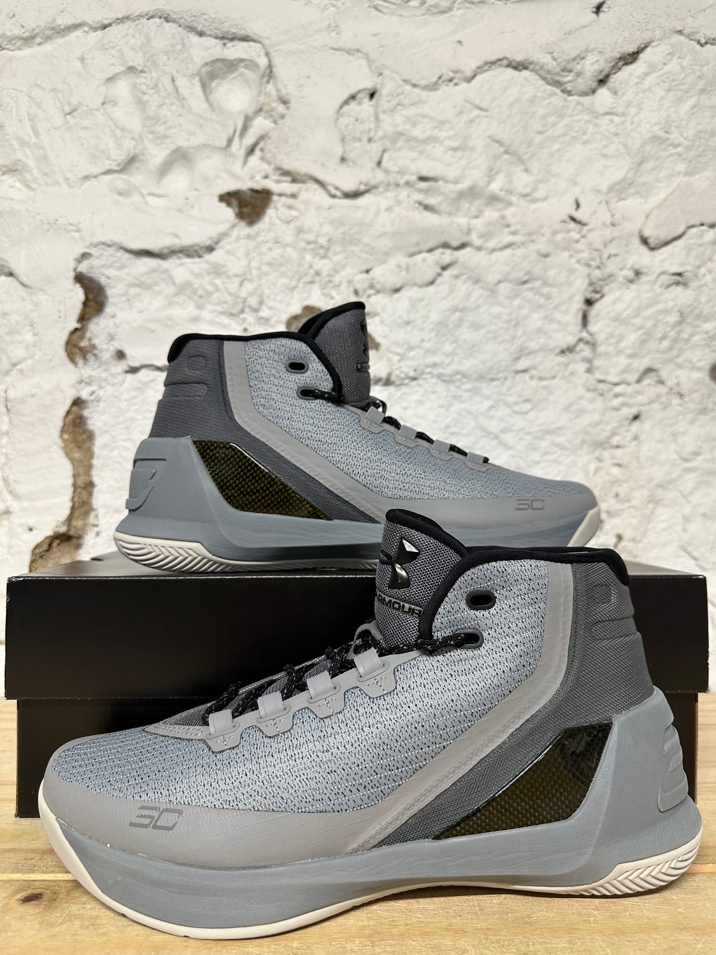 Under Armour Curry 3 Grey Matter Sz 10 DS