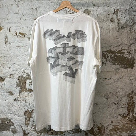 Off-White Rationalism T-shirt White Sz S (XL)