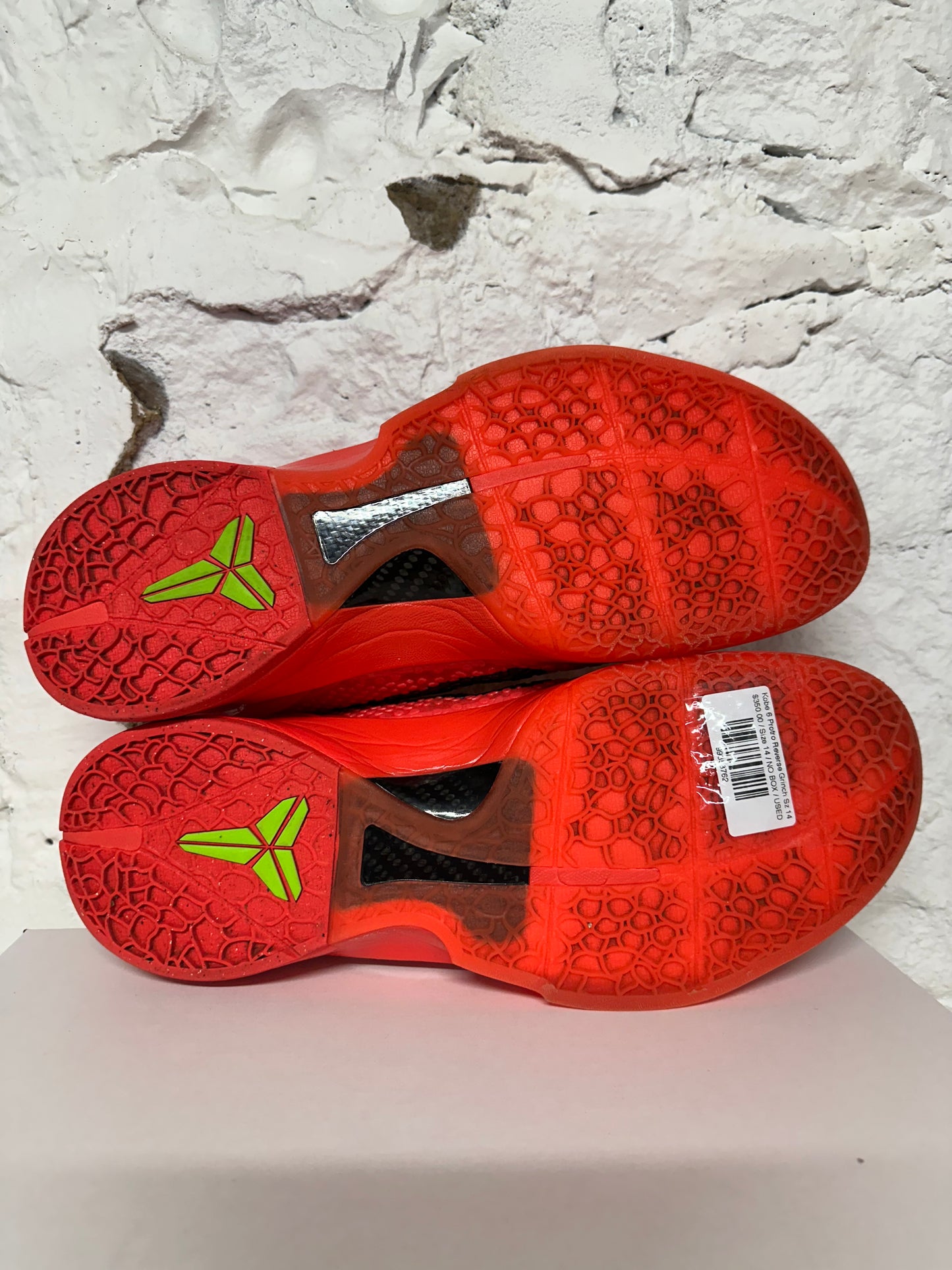 Nike Kobe 6 Protro Reverse Grinch Sz 14