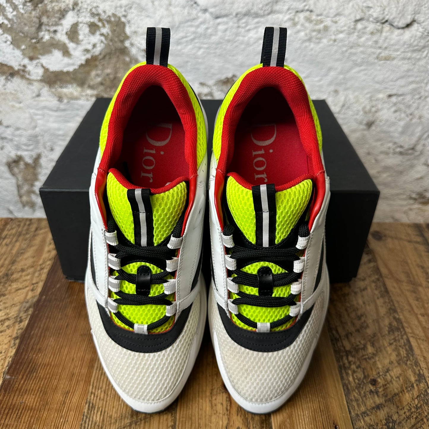 Dior B22 Green Yellow White Sneaker Sz 11 (44)