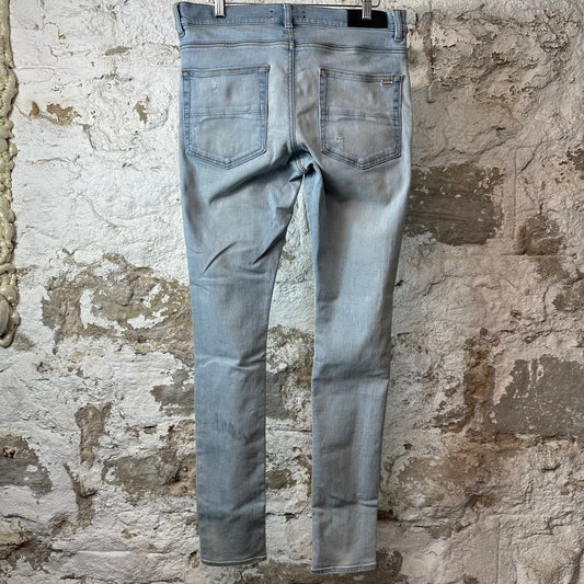 Amiri Plain Light Blue Denim Jeans Sz 32