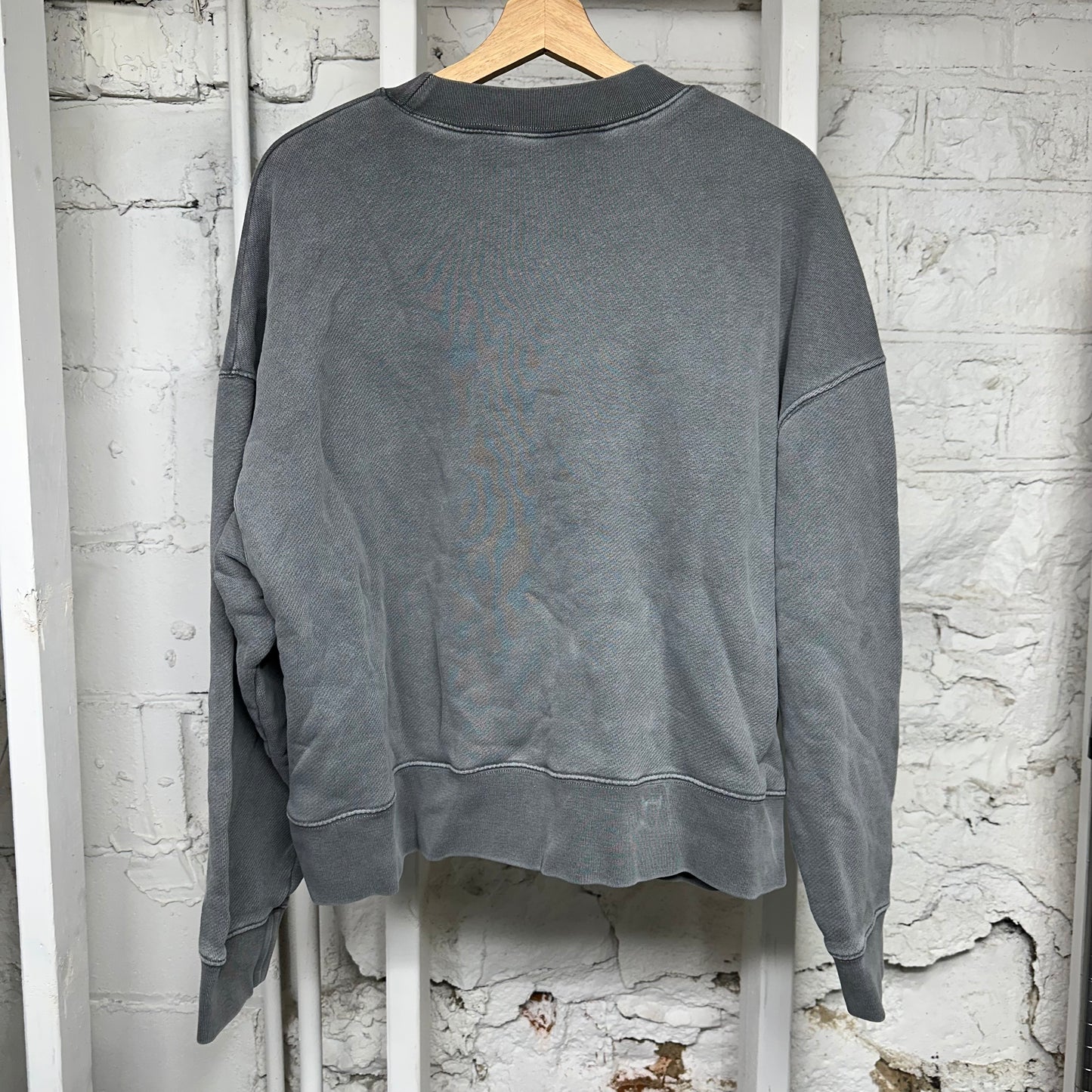 Palm Angels Faded Grey Crewneck Sz S