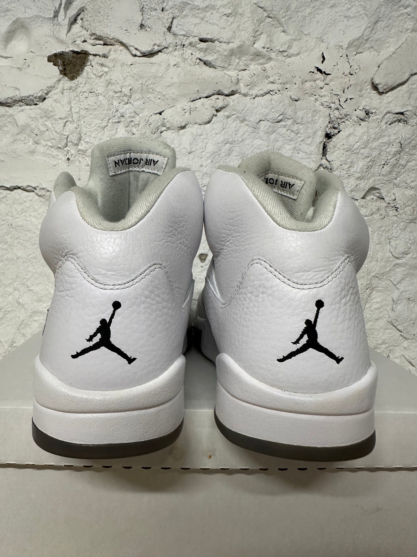 Air Jordan 5 White Metallic Sz 11.5