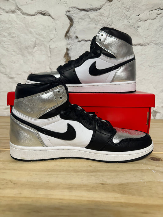 Air Jordan 1 High Silver Toe Sz 9.5 (11W)