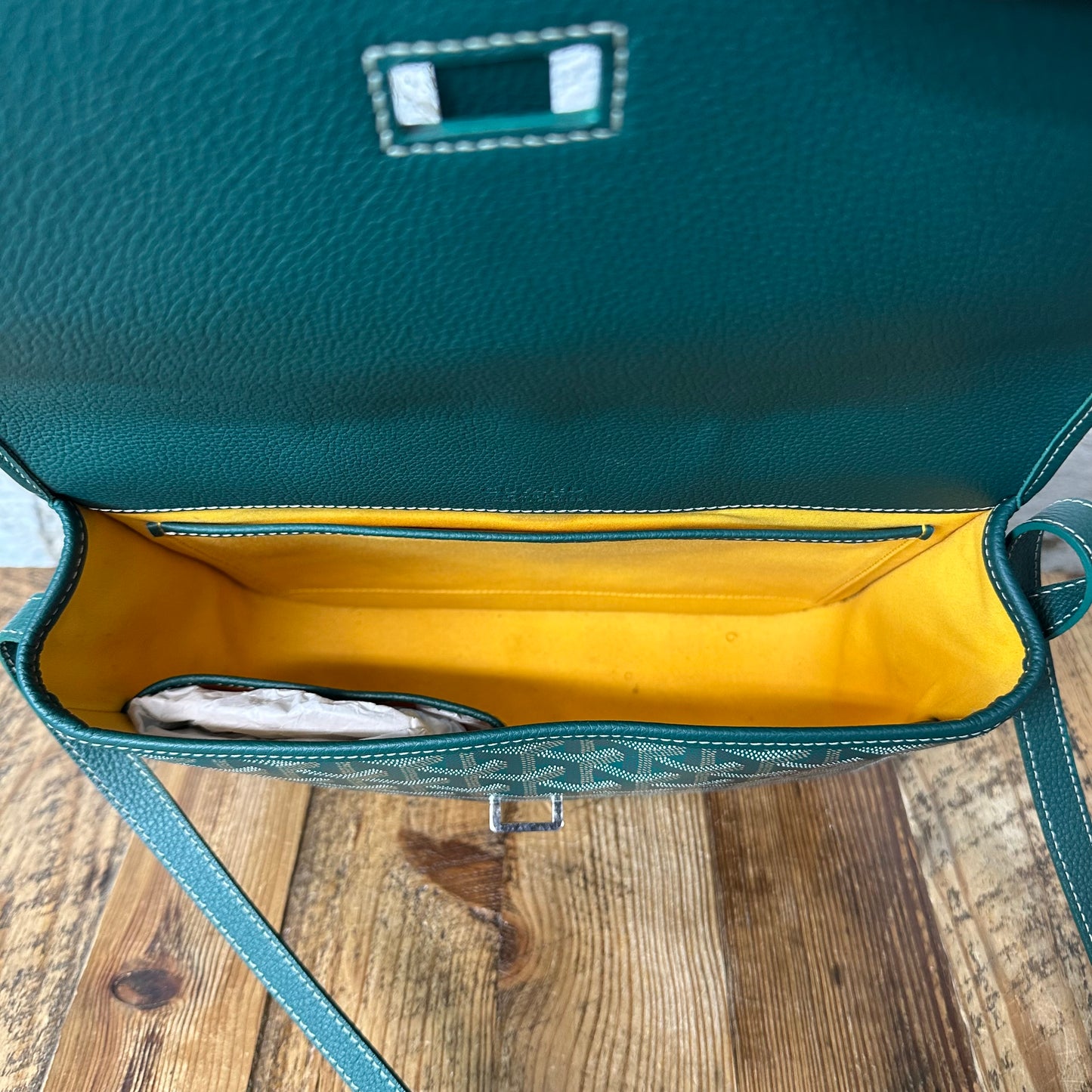 Goyard Belvedere PM Green Monogram Messenger Bag