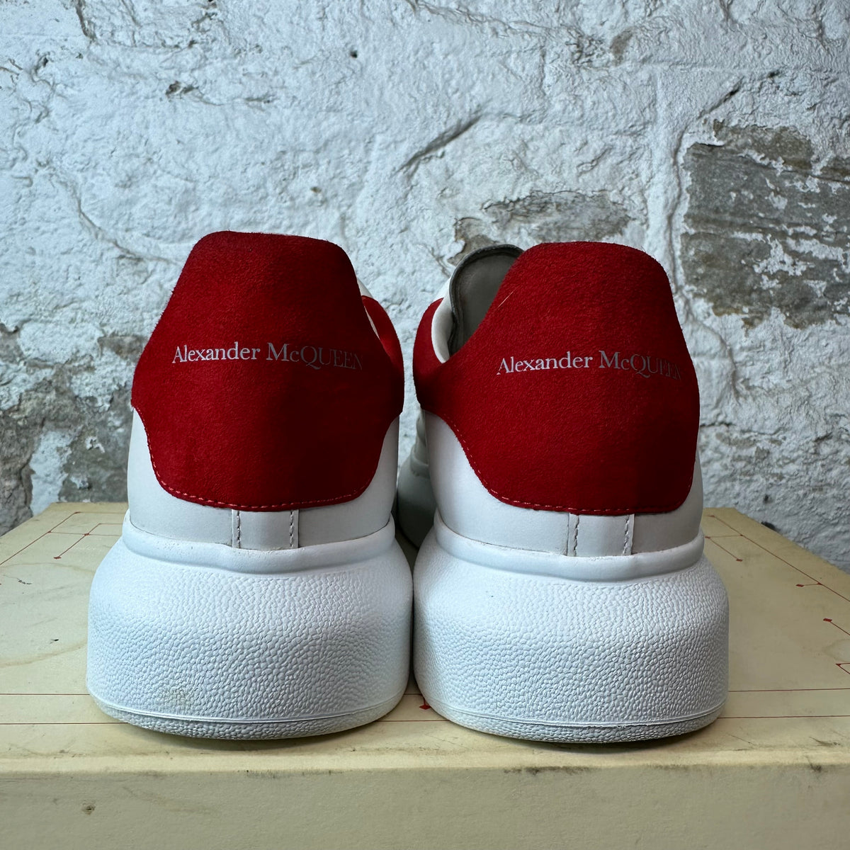 Alexander McQueen Red Tab White Sneaker Sz 10 (43)