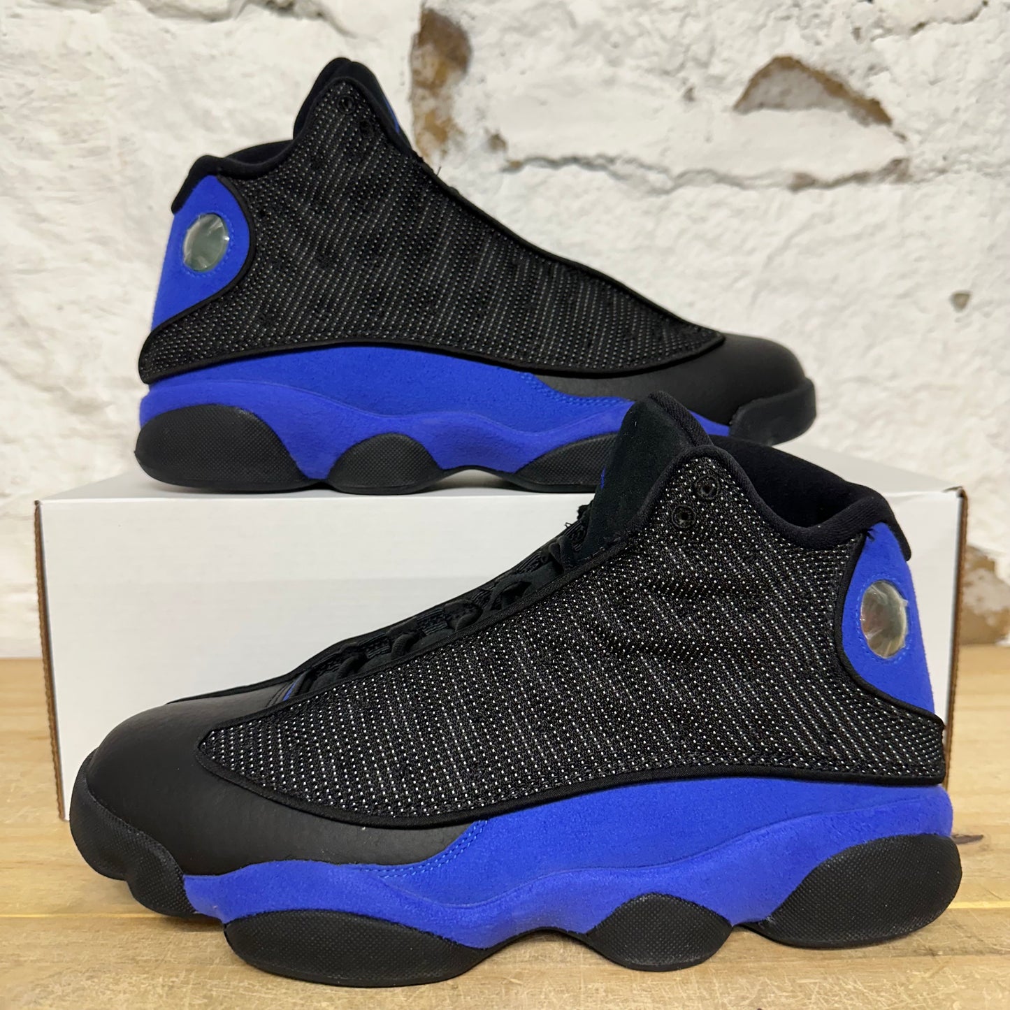 Air Jordan 13 Black Hyper Royal Sz 9