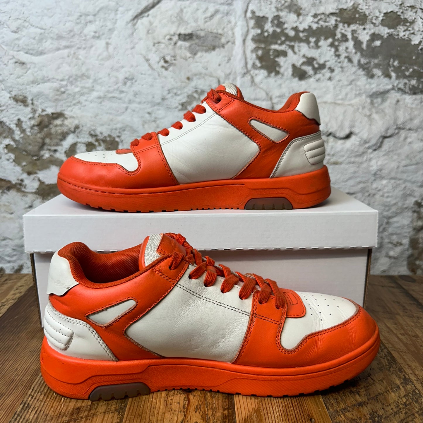 Off-White Out Of Office Orange White Sz 9 (42) No Box