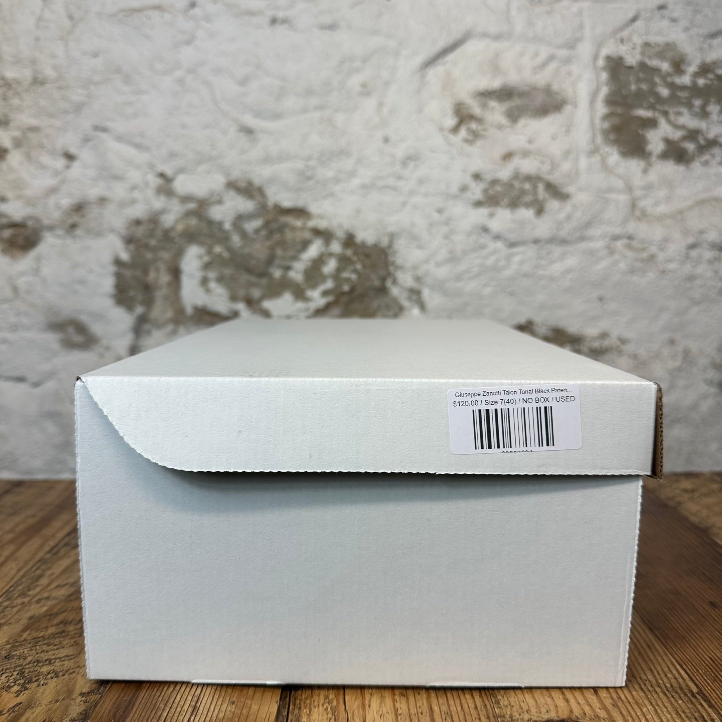 Giuseppe Zanotti Talon Tonal Black Patent Sneaker Sz 7 (40)