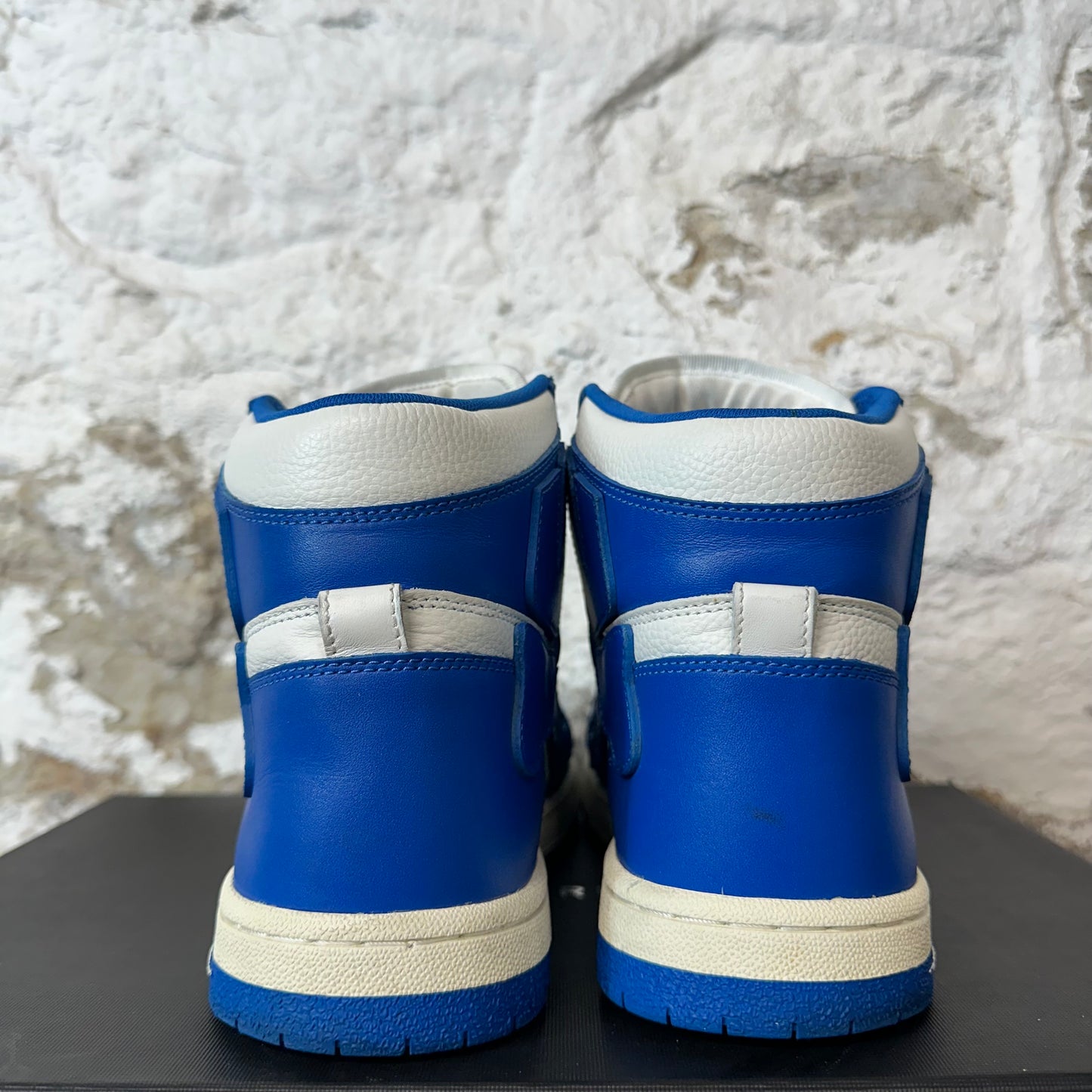 Amiri High Blue Skeleton White Blue Sneaker Sz 11 (44)