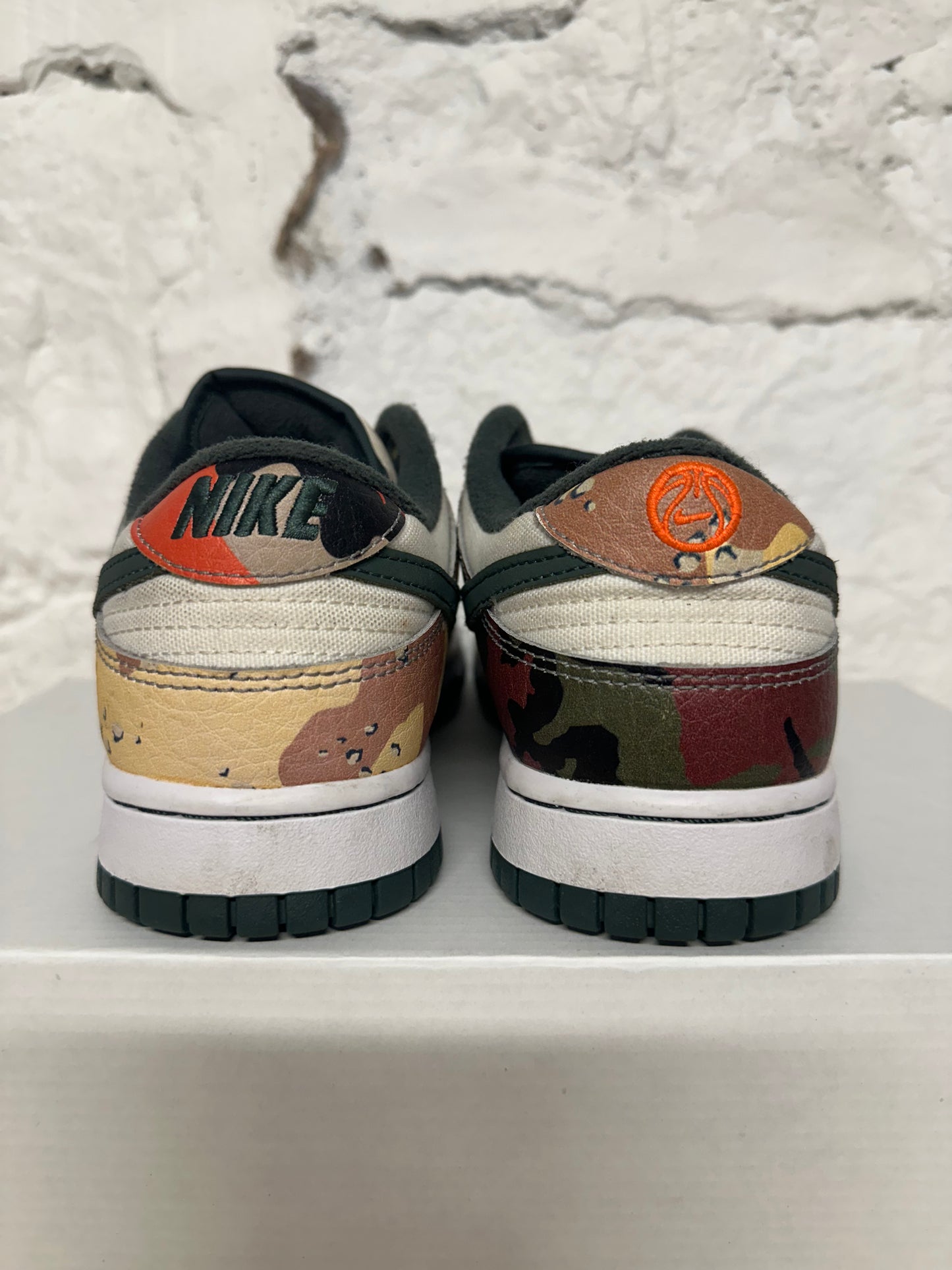 Nike Dunk Low Sail Multi Camo Sz 7.5