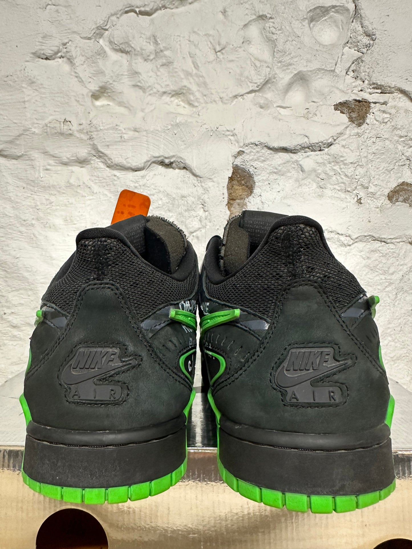 Nike Air Rubber Dunk Off-White Green Strike Sz 13