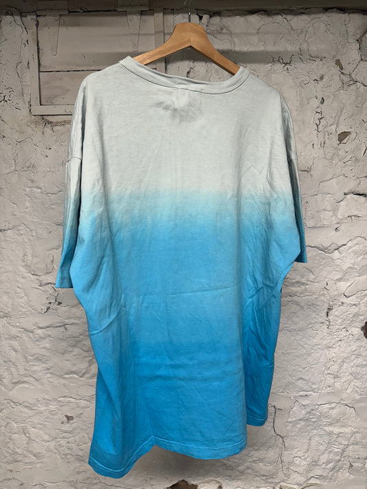 Warren Lotas Melting Blue T-Shirt Sz XXL