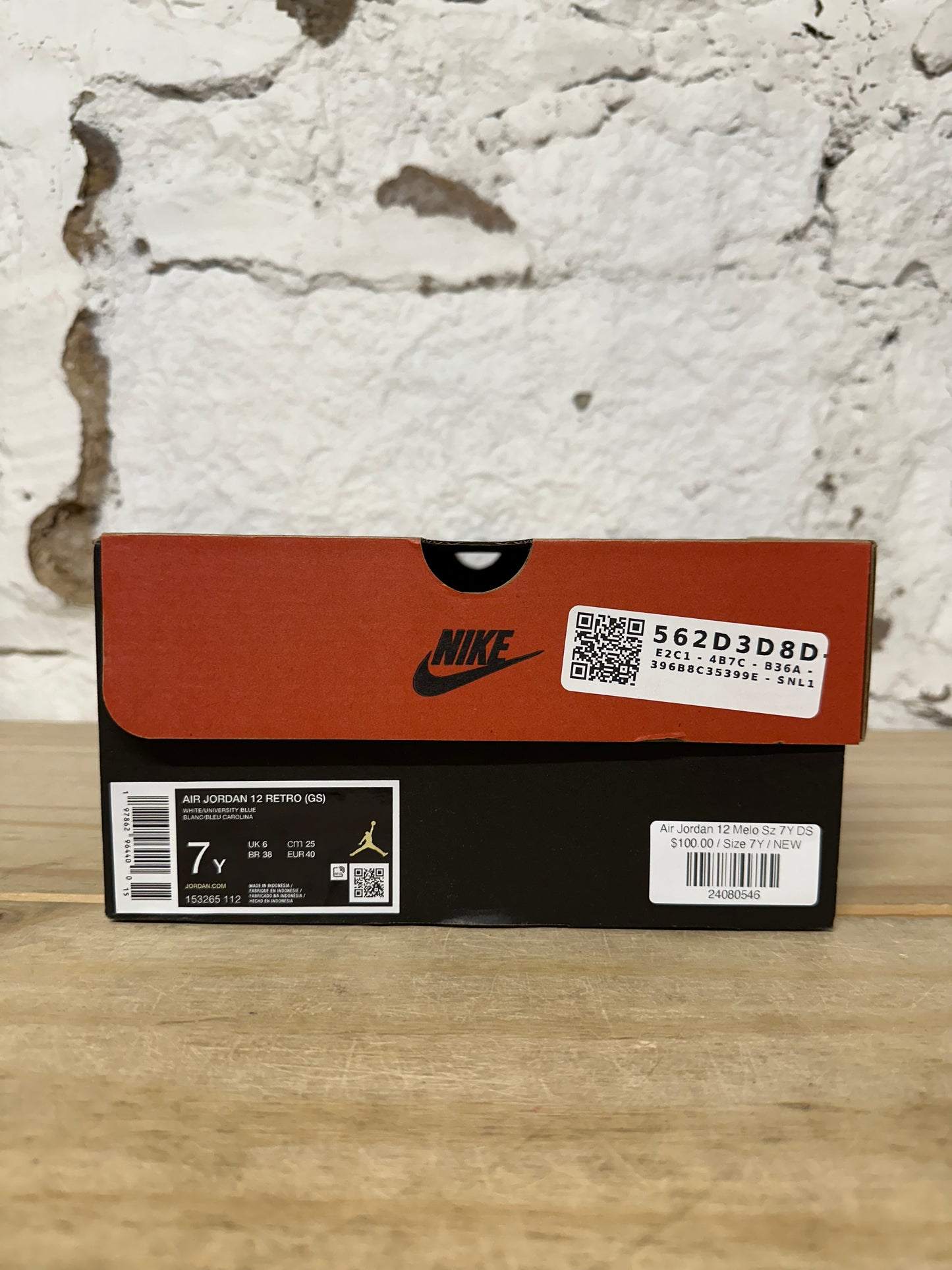 Air Jordan 12 Melo Sz 7Y DS