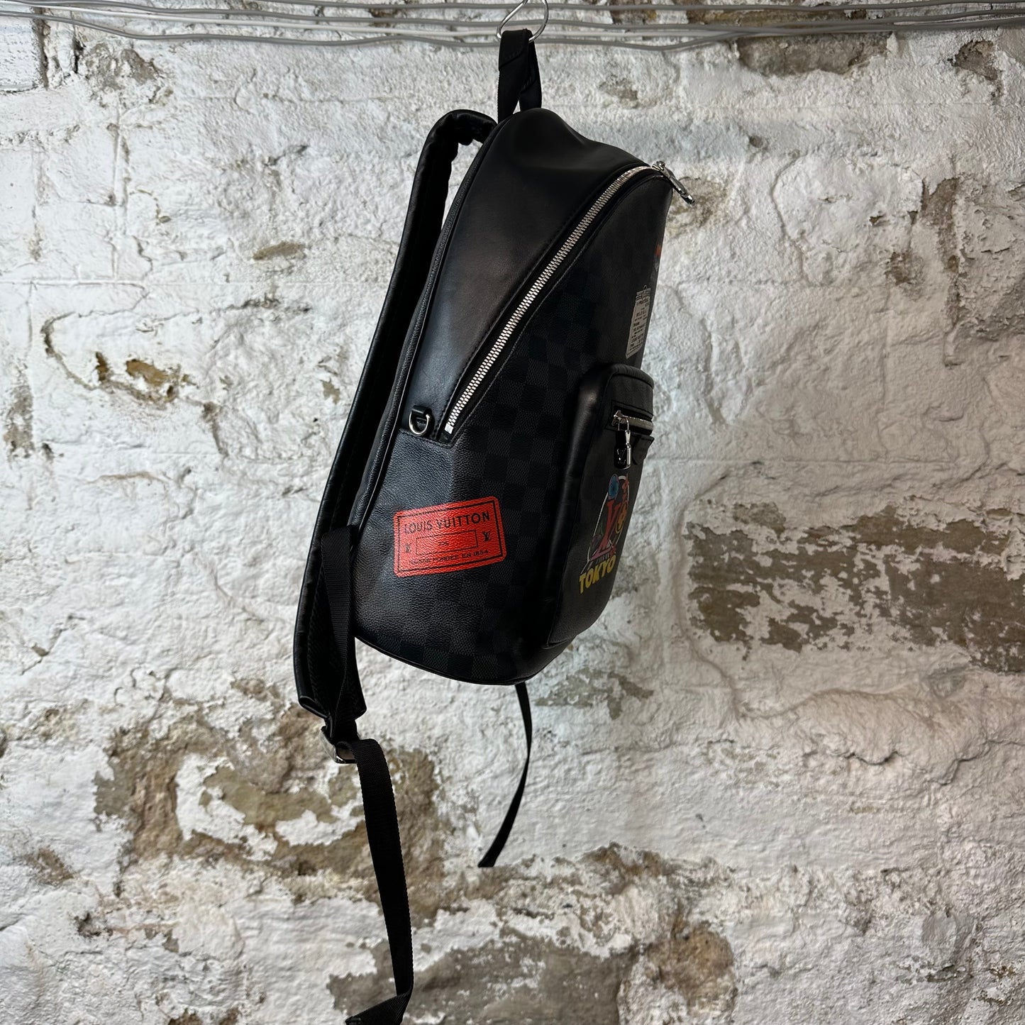 Louis Vuitton Damier Graphite Stickers Backpack