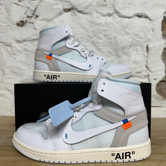 Air Jordan 1 High Virgil Abloh Archive Alaska Sz 7.5 DS