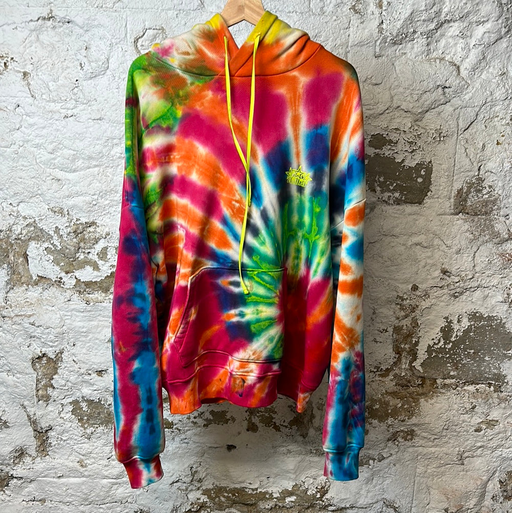 Amiri Tie Dye Pullover Hoodie Sz L