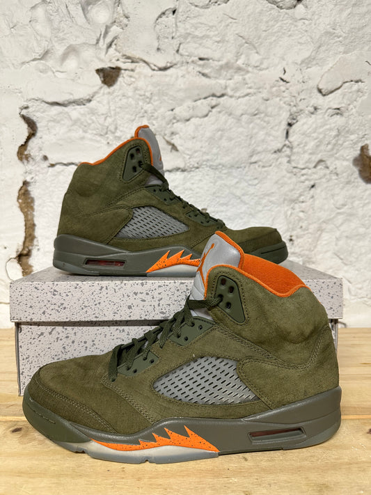 Air Jordan 5 Olive Sz 10