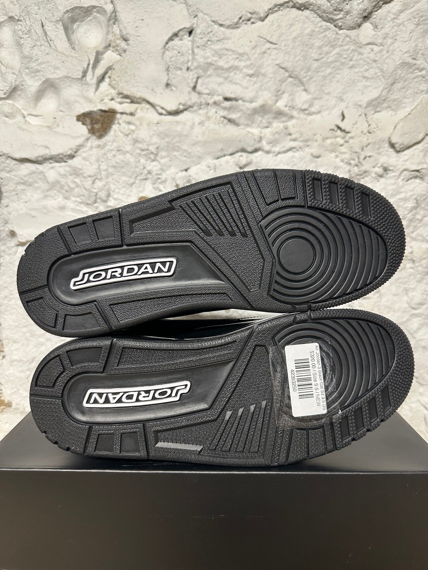 Air Jordan 3 Black Cat Sz 9.5 DS