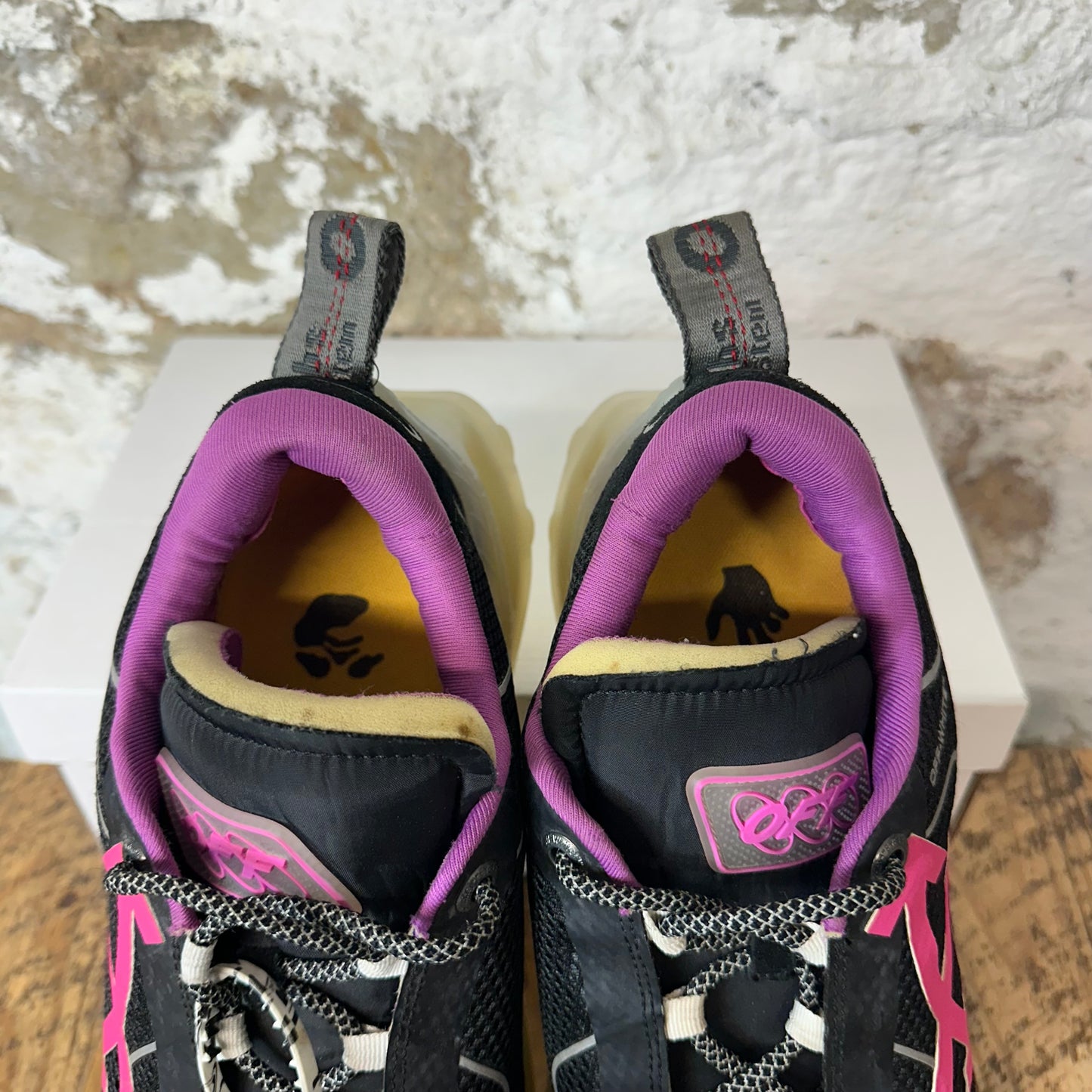 Off-White ODSY 1000 Pink Black Sneaker Sz 13 (46)
