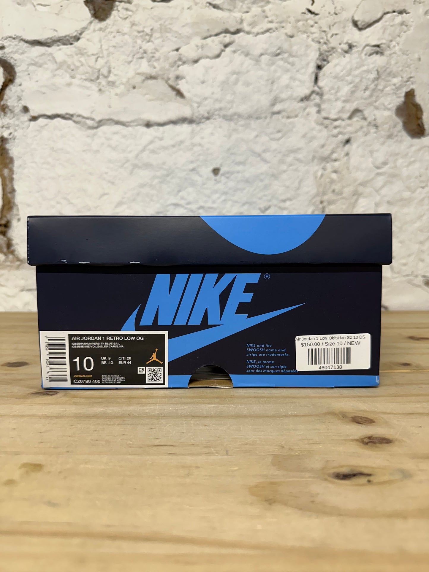 Air Jordan 1 Low Obisidan Sz 10 DS