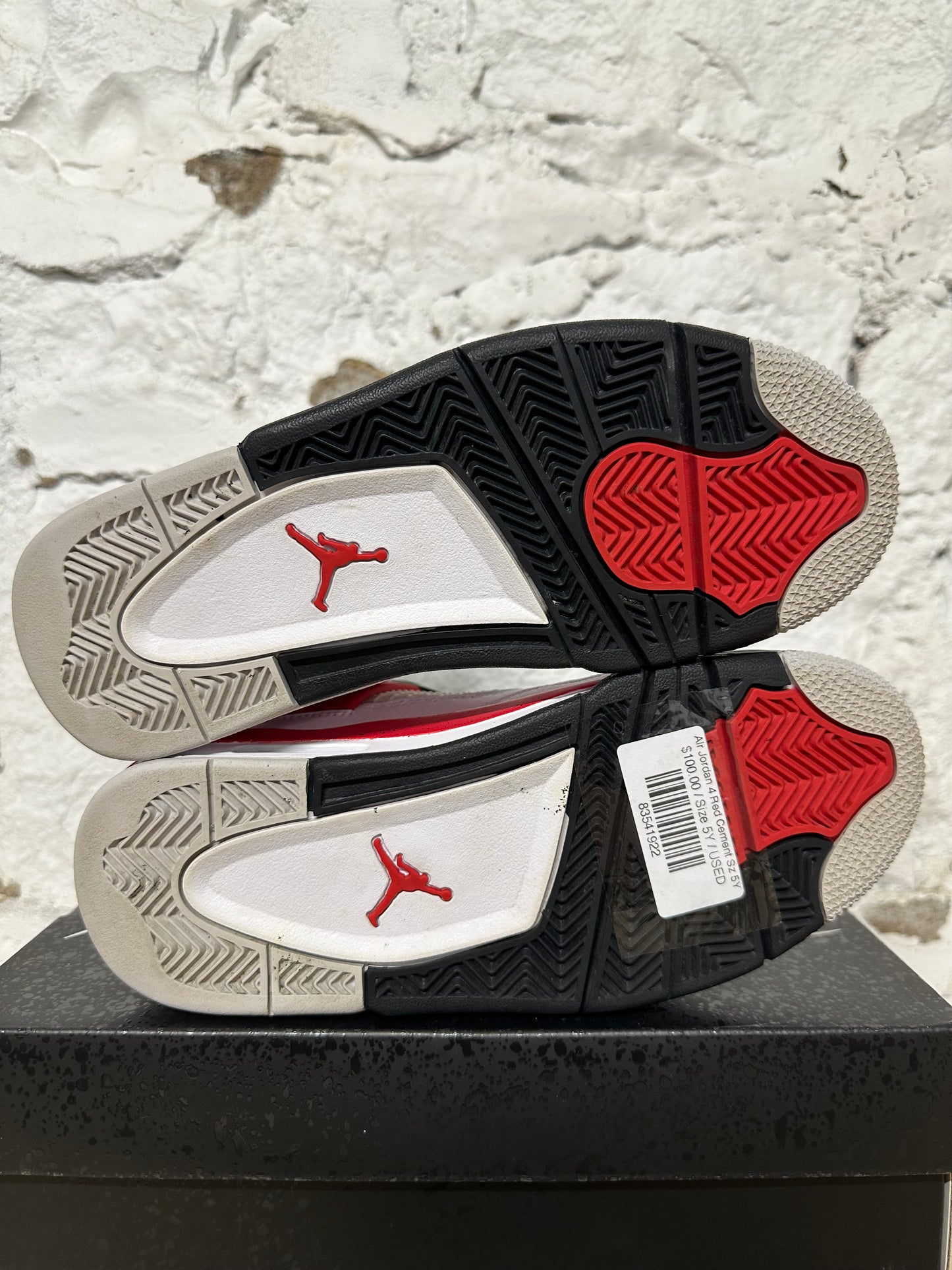 Air Jordan 4 Red Cement Sz 5Y