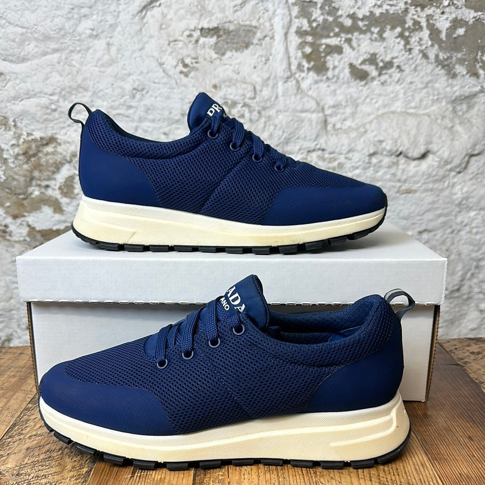 Prada Blue Trainer Sz 6 No Box