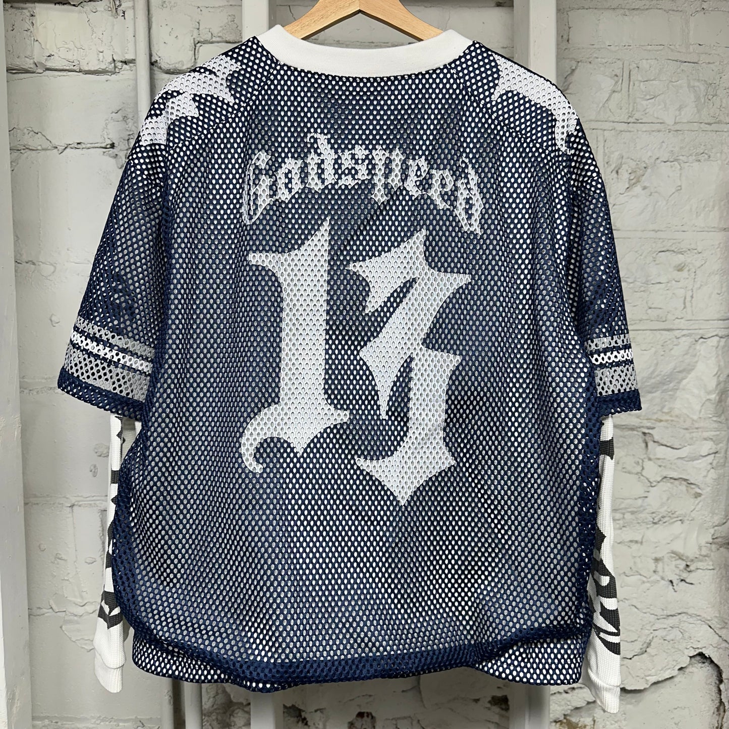 Godspeed Navy Layered Jersey Sz M