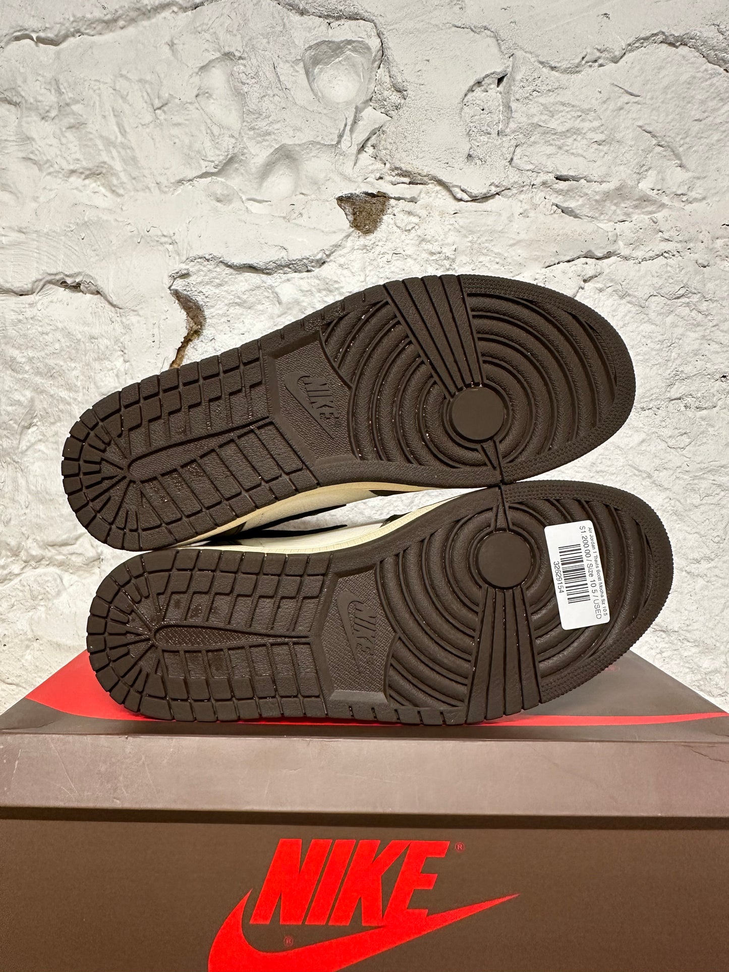 Air Jordan 1 High Travis Scott Mocha Sz 10.5