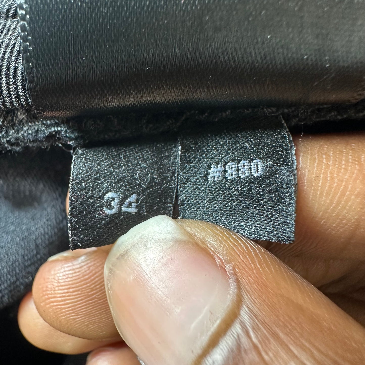 Amiri MX2 Pink Patch Black Denim Jeans Sz 34