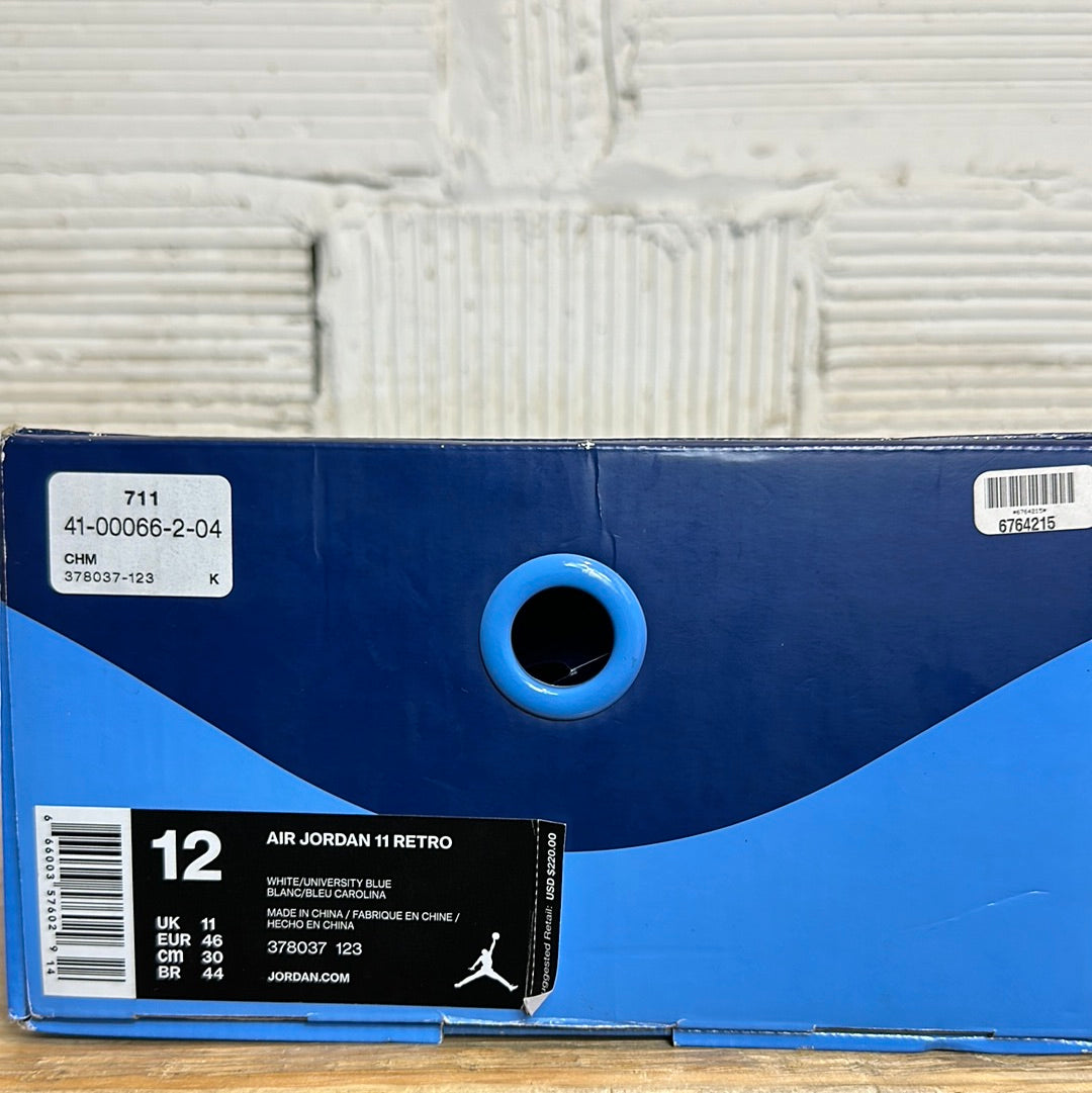 Air Jordan 11 High UNC Win Like 82 Sz 12