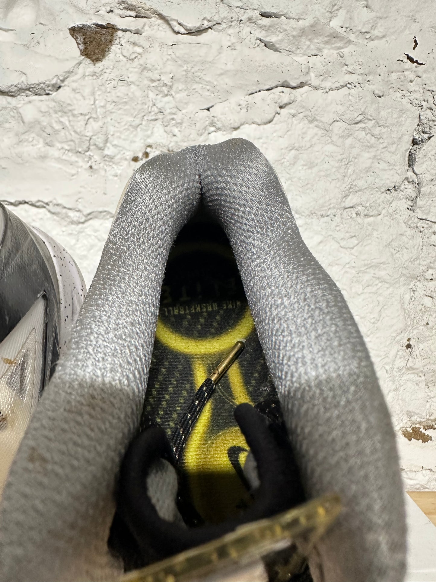 Nike LeBron 10 PS Elite White Gold Sz 12.5