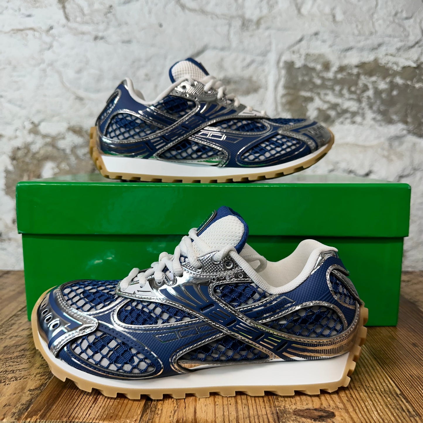Bottega Veneta Blue Venezia Orbit Sneaker Sz 4.5 (36)