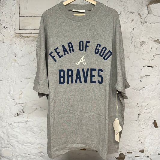 Fear of God Essentials Atlanta Braves T-Shirt Sz XL DS
