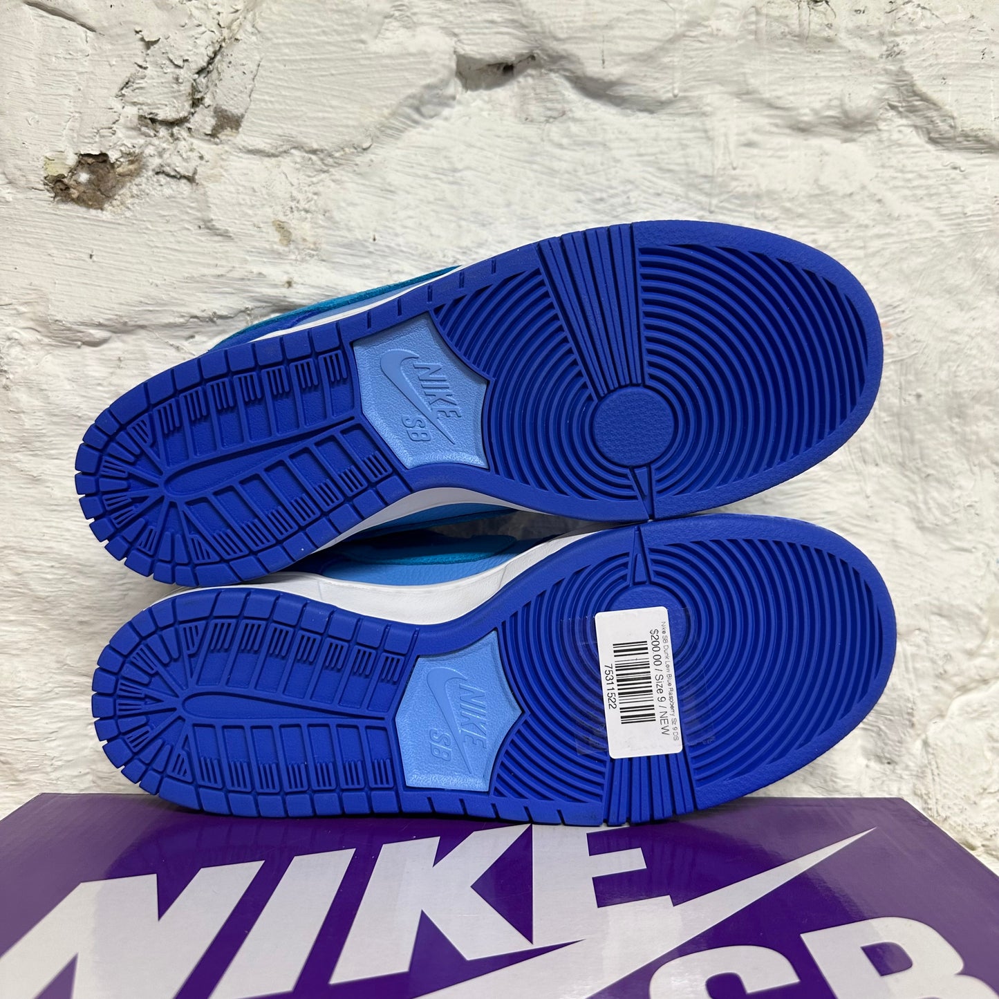 Nike SB Dunk Low Blue Raspberry Sz 9 DS