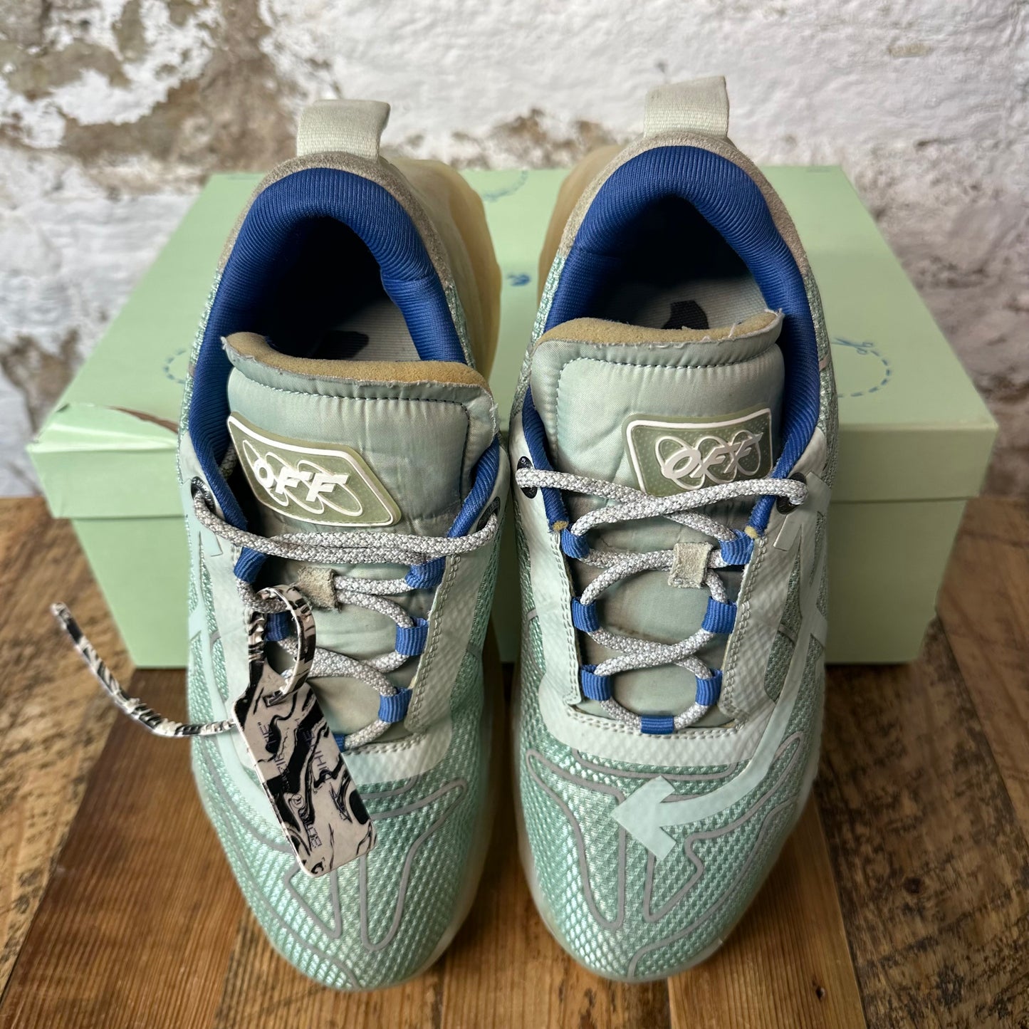 Off-White Odyssey Mesh Mint Sz 10 (43)