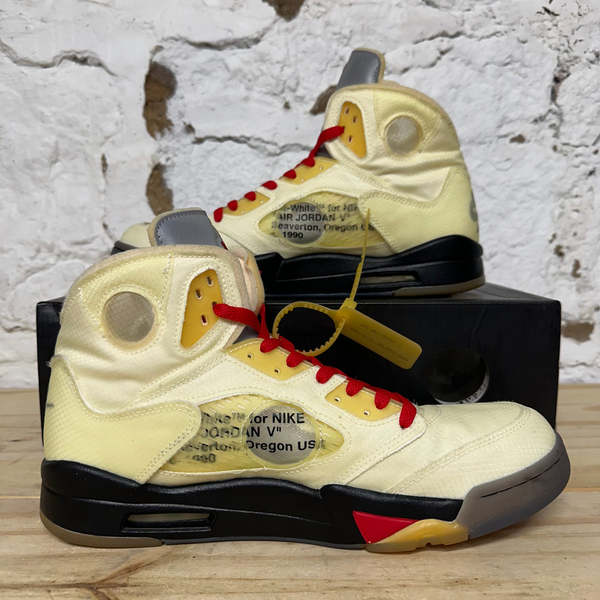 Air Jordan 5 Off-White Sail Sz 12.5