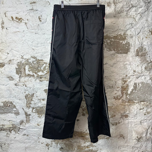 Off White Stars 23 Black Flare Pants Sz M