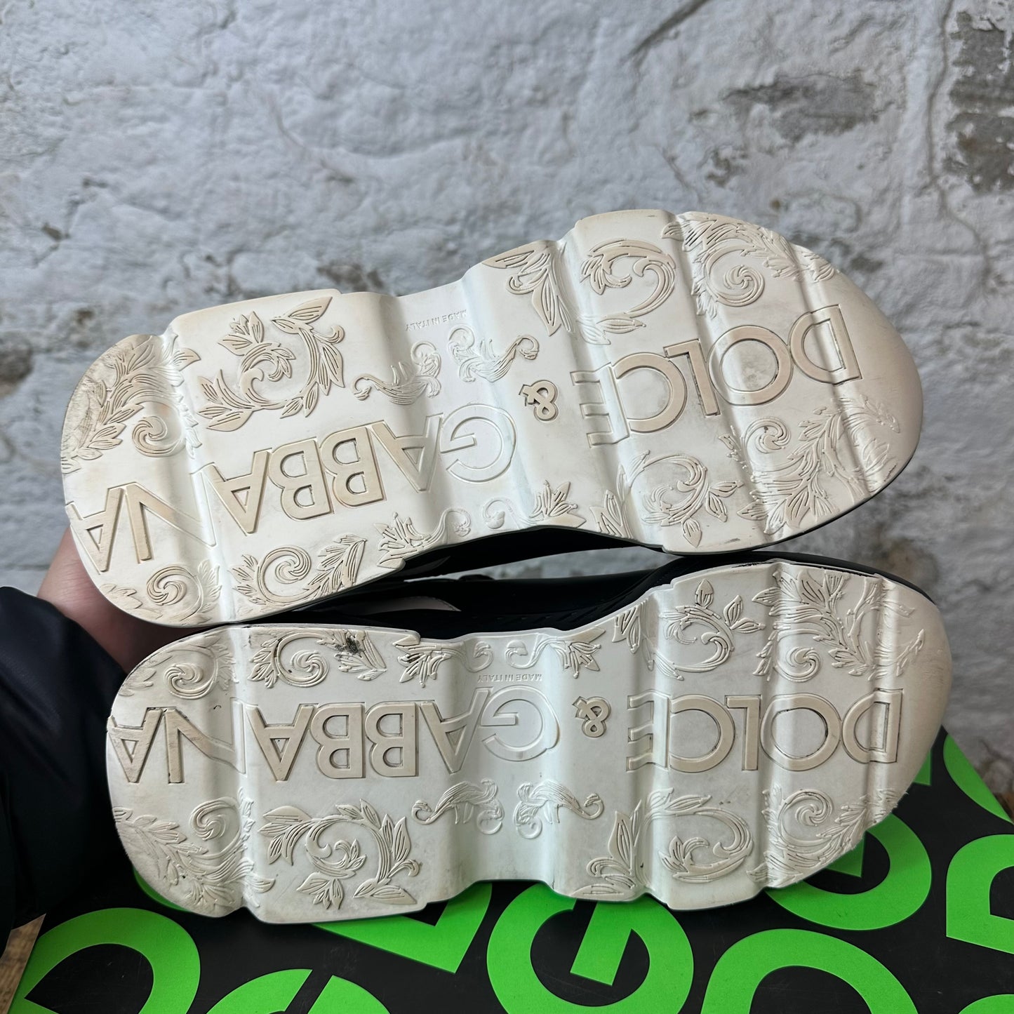 Dolce & Gabbana Black White Daymaster Sneaker Sz 10 (43)