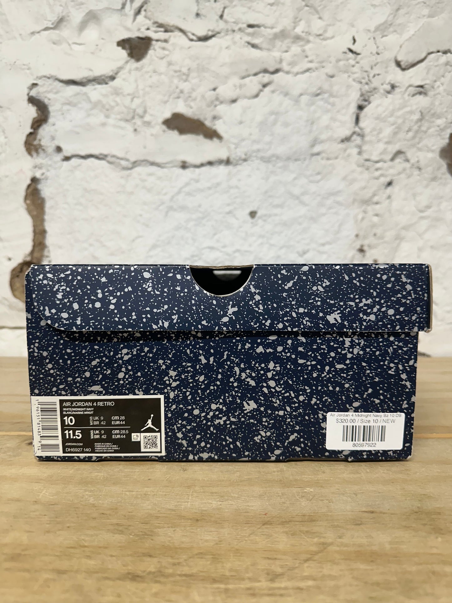 Air Jordan 4 Midnight Navy Sz 10 DS