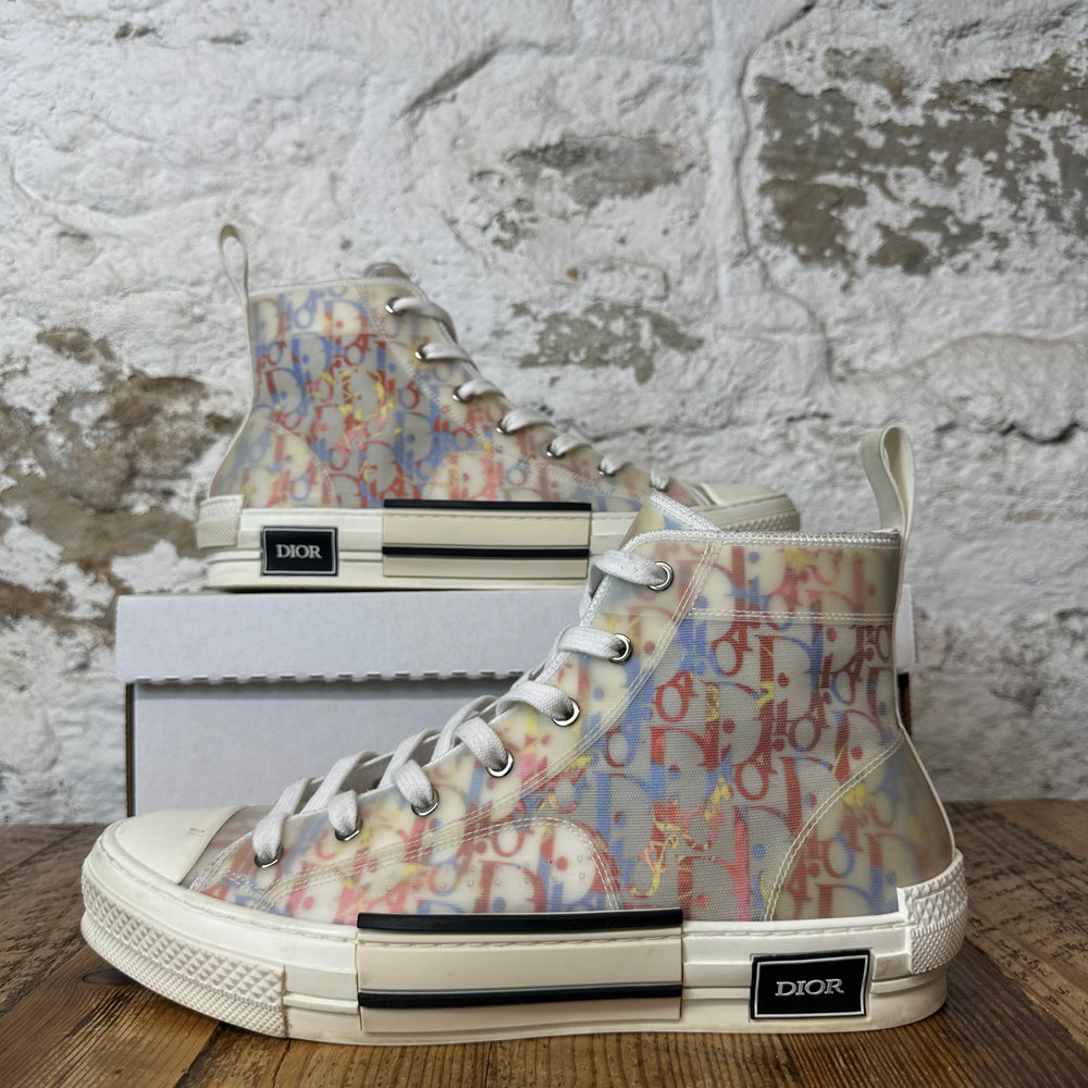 Dior B23 High Multicolor Oblique Cream Sneaker Sz 10 (43) No Box