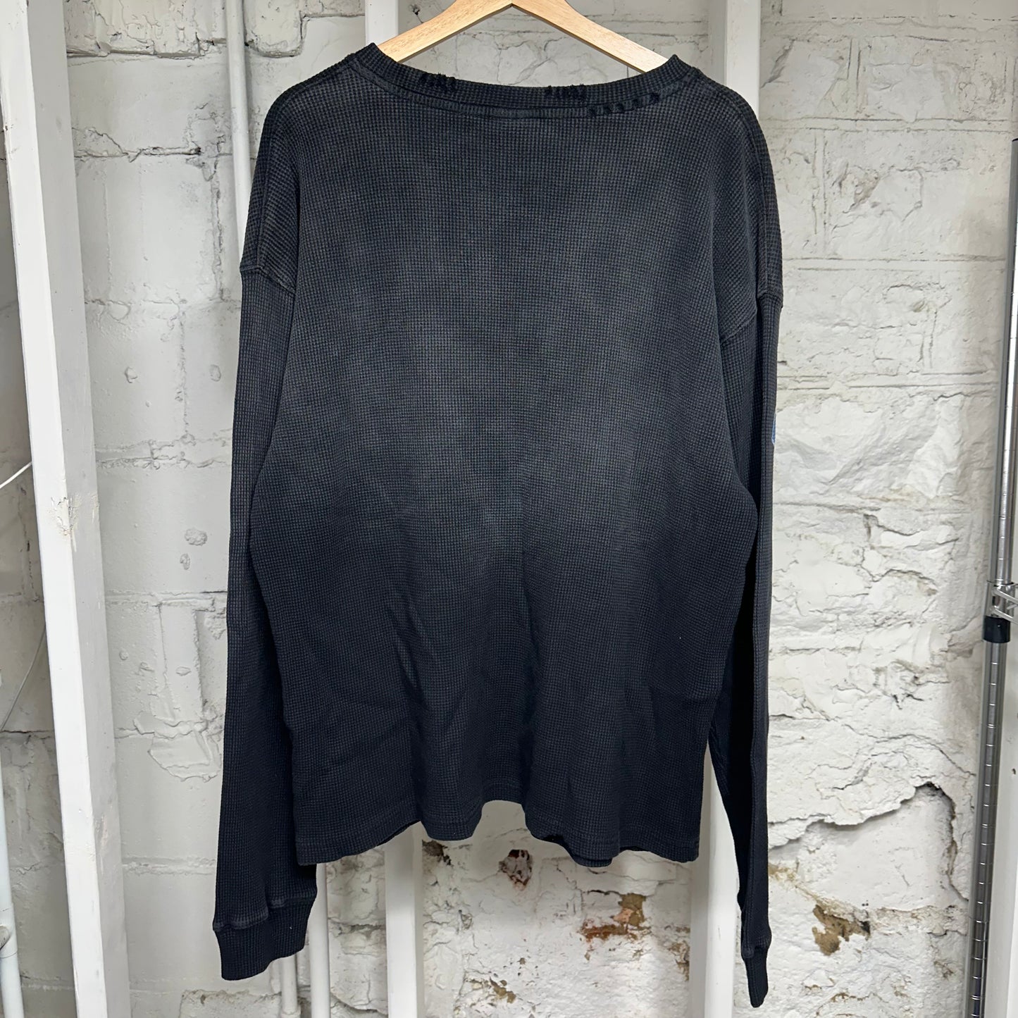 Vale Tiger Big Panther Black Thermal Long Sleeve Sz L