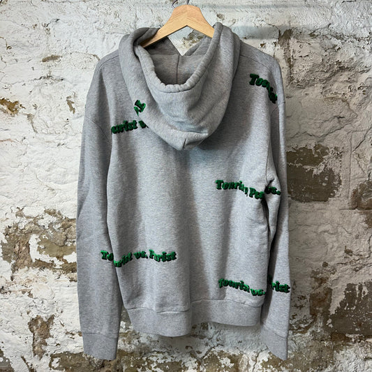 Louis Vuitton Tourist Vs Purist Grey Hoodie Sz L