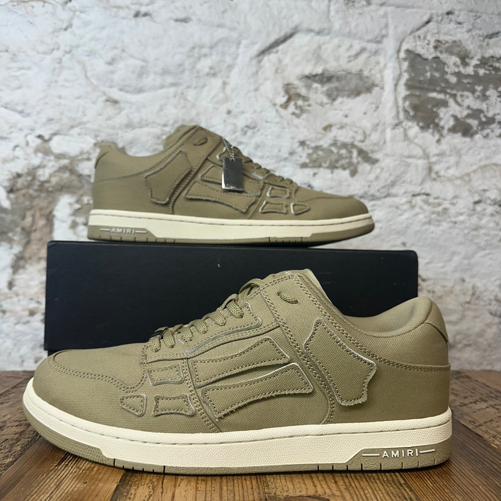 Amiri Green Canvas Chunky Skeleton Sneaker Sz 12 (45)