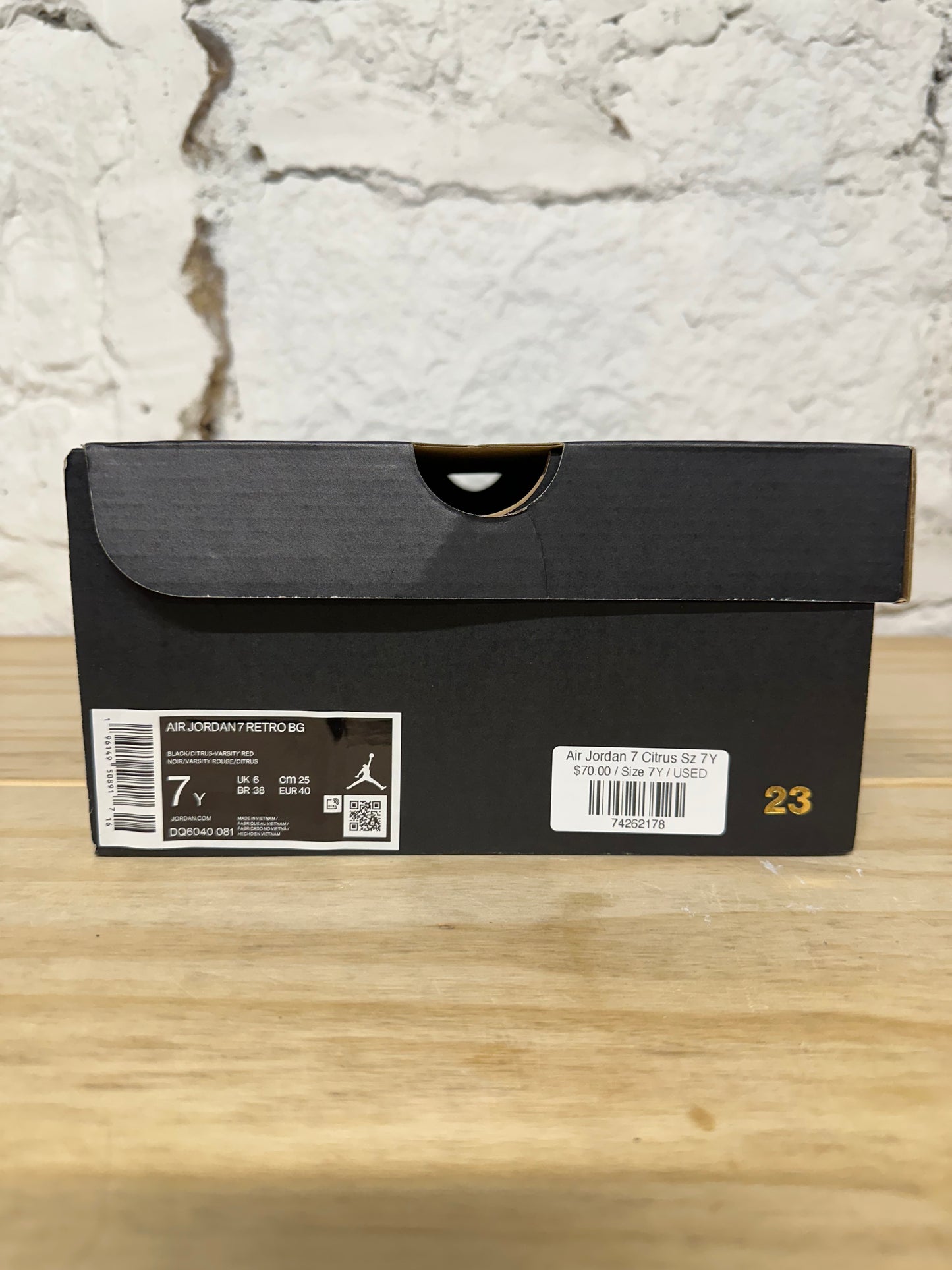 Air Jordan 7 Citrus Sz 7Y