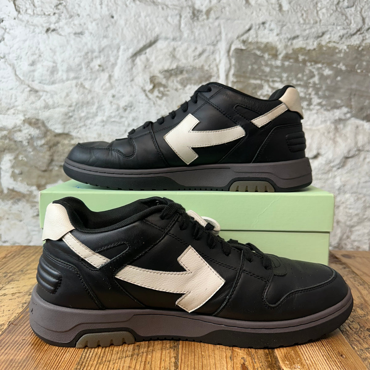 Off-White Out Of Office White Black Sneaker Sz 12 (45)