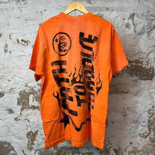 Hellstar Jesus Orange T-shirt