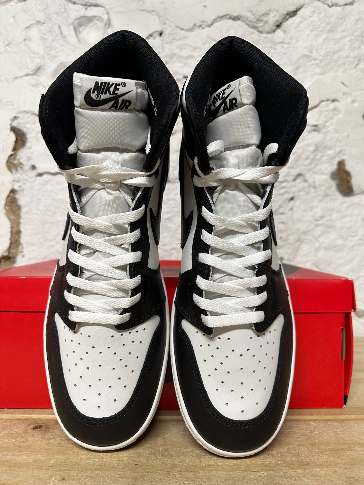 Air Jordan 1 High '85 Black White Sz 13