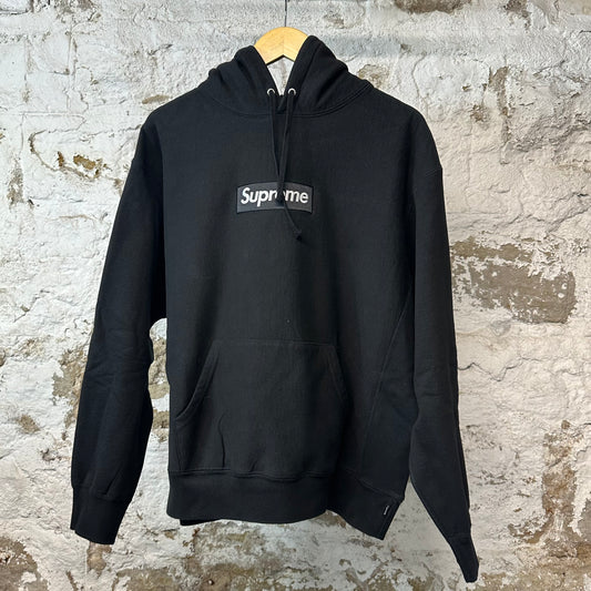 Supreme Black Box Logo Hoodie Black Sz M